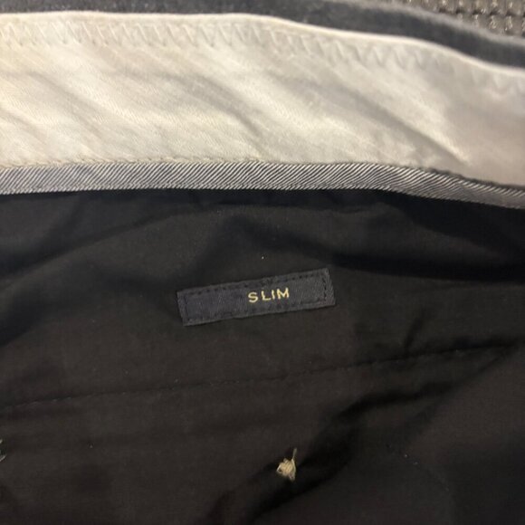 J.Crew Bowery Slim Fit Dress Pants, Light Gray (W33 L30) - Picture 4 of 7